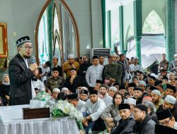 Bupati Batu Bara Menghadiri Peringatan Haul ke-2 Haji Anif di Deli Serang