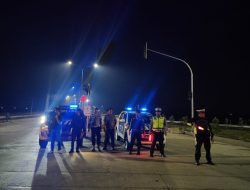 Polres Batu Bara Giat Melaksanakan Patroli di Jalinsum Desa Sumberpadi Untuk Mengantisipasi Gangguan Kamtibmas di Wilkim Polres Batu Bara.