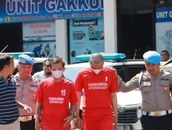 Polresta Cilacap Ciduk 2 Orang Tersangka Pengedar Narkotika Jenis Shabu.