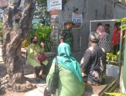 Peran Serta Babinsa Kemlayan Dalam Pencanangan Bank Sampah.