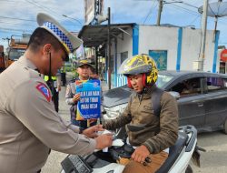 Upaya Mencegah Agar Tidak Terjadi Laka Lantas. Satlantas Polres Batu Bara Giat Melaksanakan Ops Zibra Toba di Wilayah Hukum Polres Batu Bara.