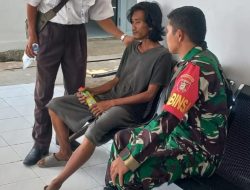 Resahkan Warga, Babinsa Sambaliung Rujuk ODGJ ke RSUD dr. Abdul Rivai