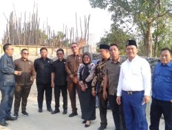 Sidak Pembangunan Jembatan, Komisi 3 DPRD Prabumulih Imbau Kontraktor Perhatikan Kualitas.