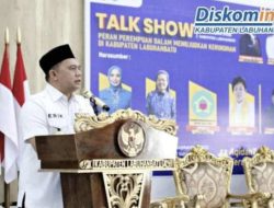 Bupati dan Wakil Bupati Labuhanbatu Membuka Talk Show Peran Perempuan Mewujudkan Kerukuanan