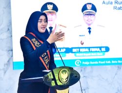 Ny. Hj. Maya Indriasari,SE Selaku Bunda PAUD Batu Bara Buka Sosialisasi Literasi Digital PAUD