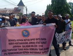 Demo Jilid II Tunas Muda Gemkara Geruduk kembali Pemkab Batu Bara  Tuntut Sekda Batu Bara Mundur.Tuntut Pencopotan Sekda
