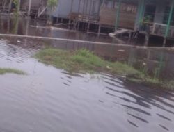 Desa Air Haitam Ratusan Ruma di Hantam Banjir Bandang Akibat Banjir Masyarakat Ratusan Hxtar Sawa Dan Lahn Sawit Terendam.