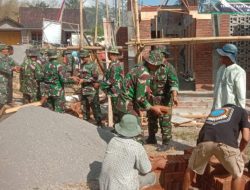 Kodim 0808/Blitar, Gelar Karya Bakti TNI Semester II TA. 2023 Di Mushola Al Ikhlas Desa Sumberjo.
