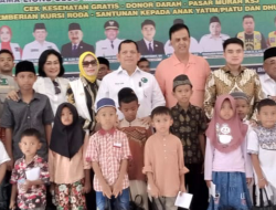 Ksj dan Lions Club’ Gelar Bhakti sosial di Dukung Pemkab Langkat .