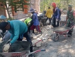 Selalu Aktif dan Kreatif Mengatasi Kesulitan Masyarakat, Lihat yang dilakukan Babinsa Klandungan,