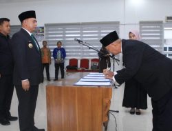 Bupati Erik Lantik Pimpinan BAZNAS Labuhanbatu,