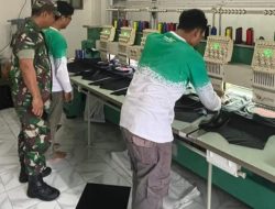 Kepedulian Babinsa Kratonan Dampingi Pelaku UMKM Usaha Konveksi,
