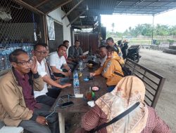 Kepala Bidang Informasi Komunikasi dan Publikasi (IKP) Rizki Harahap Silaturahmi Dengan Awak Media