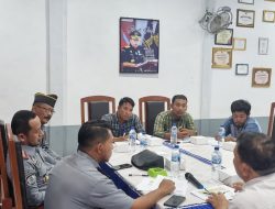 Kalapas Kelas II A Labuahn Ruku Kec.Talawi Kab.Batu Bara Pantau Rapat Mingguan Ke. 10 Progres Pekerjaan
