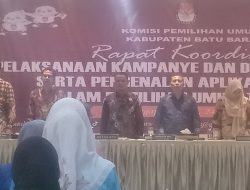 KPU Batu Bara Gelar Rakor Pelaksanaan Dan Dana Kampanye Pemilu Tahun 2024