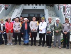 Polres Simalungun Gelar Cooling System Pojok Pemilu di SMA Swasta GKPS 1 Pamatang Raya.