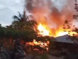 Si Jago Merah Hajar Ruma Muhammad Syafii Warga Dsn I Desa Bandar Sono Kec.Nibung Hangus Kab.Batu Bara