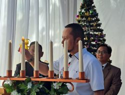 Warga Binaan Lapas Labuhan Ruku Ikuti Kegiatan Ibadah Natal Bersama Seluruh Pegawai Dengan Sukacita