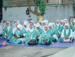 Bupati Batu Bara Hadiri Pelantikan Pengurus Ranting Muslimat Al Washliyah Simpang Gambus