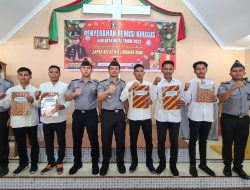 80 WBP Lapas Kelas II A Labuhan Ruku Kanwil Kemenkumham Sumut Mendapatkan Remisi Natal
