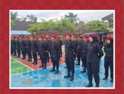 Lapas Kelas IIA Labuhan Ruku Laksanakan Apel Siaga Sambut Natal dan Tahun Baru 2024