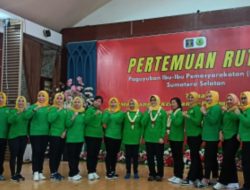 TUAN RUMAH : Rutan Kelas IIB Prabumulih menjadi tuan rumah pertemuan PIPAS dan Paguyuban Pengayoman Kemenhumkam Sumsel di Rumdin Wako, Sabtu 9/12/2023