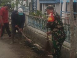 Kegiatan Jum’at Penuh Dengan Bersih Bersih di Kantor Desa Tanjung Kubah Kec.Air Putih Kab.Batu Bara.