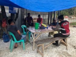 Giat PS Kanit III Intelkam Polres Batubara AIPDA Ridwan, SH dalam melaksanakan Sambang Cooling System dalam Rangka Operasi Mantab Brata.