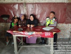 Kapolres Batu Bara AKBP Taufiq Hidayat Thayeb SH S.IK.Cooling System Menciptakan Pemilu Damai..