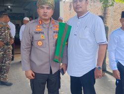 Kapolres Batu Bara AKBP Taufiq S.IK Hadiri Acara NU Dan Terima Hadia Tangkuluk Berserta Salempang Adat Melayu Batu Bara
