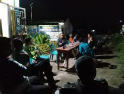 Kapolsek Medang Deras, AKP Abdi Tansar .SH.MH.Melaksanakan Giat cooling System Patroli Malam Dan Kontrol Poskamling.