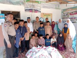 Kapolres Batu Bara Beri Bantuan Kepantai Asuhan Darul Iklas Berupa Sembako di Kecamatan Talawi Kab.Batu Bara