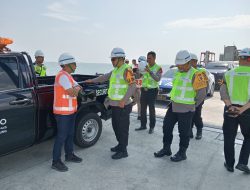 Sambangi Pelindo, Kapolres Batu Bara Cek Keamanan Pelabuhan Kuala Tanjung