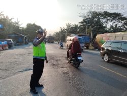 Kapolres Batu Bara,”” melalui “” Kasat lantas,Giat Pengaturan lalulintas..