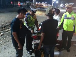 Polsek Indrapura Melaksanakan Patroli Gabungan Dalam Rangka Antisipasi Balap Liar..