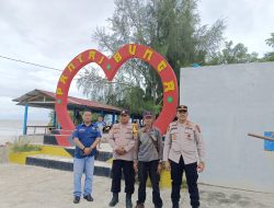 Kapolsek Labuhan Ruku AKP Riswanto, SH Laksanakan Sambang Coolling System diwilayah Pantai Bunga Tanjung tiram