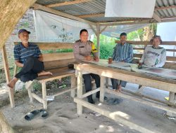 Kapolsek Lima Puluh “” AKP Tukkar L.Simamora SH.MH.Coling System Di Desa Air Hitam..