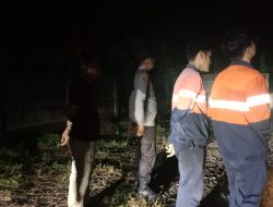 Kapolsek Indrapura AKP Jonni H.Damanik SH.MH.Tinjau Kebakaran PT.
