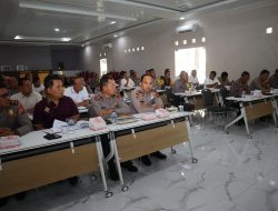 Kapolres Batu Bara ” Giat laksanakan Anev Gangguan Kamtibmas dan Kinerja Jajaran Polres..