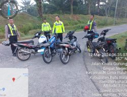 Kasat Lantas Polres Batu Bara ” Patroli” Asmara Subuh dan Penindakan Terhadap Pelaku Balap Liar..