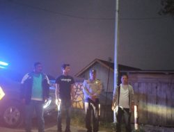 Kapolsek Medang Deras “Patroli Subuh Menggunakan Roda 4 Antisipasi Kejahatan Sasaran Balap Liar.