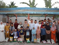Kapolres Batu Bara “AKBP Taufik Hidayat Thayeb SH S,I, K” Ramadhan Berkah Buka Bersama Dengan Anak Yatim..