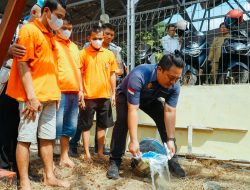 Polres Batu Bara AKBP Taufiq,SH S,IK Bersama Sat Reskrim Narkoba Fery Kusnadi,SH,MH Musnakan Narkoba Jenis Shabu Shabu Sebanyak ,977 Gam