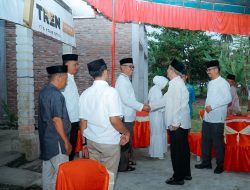 Safari Perdana 1445 H/ 2024 M, Pj. Bupati Nizhamul Sapa Warga Desa Lima Laras di Dampingi Sekda Dan Camat Nibung Hangus.