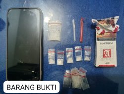 Warga Perdagangan Kec.Bandar Kab. Simalungun Diringkus Sat Narkoba Polres Batu Bara.
