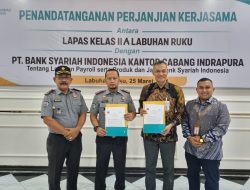Lembaga Pemasyaraktan Kalapas Kelas IIA Tekan MoU, Sepakat Jalin Kerjasama dengan Bank BSI.