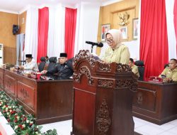 DPRD Batu Bara Laksanakan Rapat Paripurna Penyampaian Nota LKPJ Bupati Pada Tahun 2023.