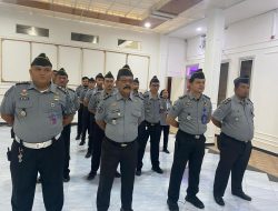 Tingkatkan Kesiapan Pengamanan, Kalapas dan Jajaran Ikuti Apel Siaga Hari Raya Idul Fitri 1445H