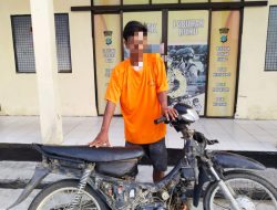Polsek Labuhan Ruku Ungkap Kasus Curanmor dan Amankan Tersangka