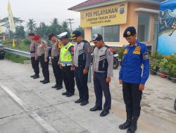 Arus Lalulintas Di Pos Pelayanan II Pintu Tol Kabupaten Batubara Jelang Mudik Terpantau Aman Dan Lancar